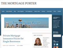 Tablet Screenshot of mortgageporter.com